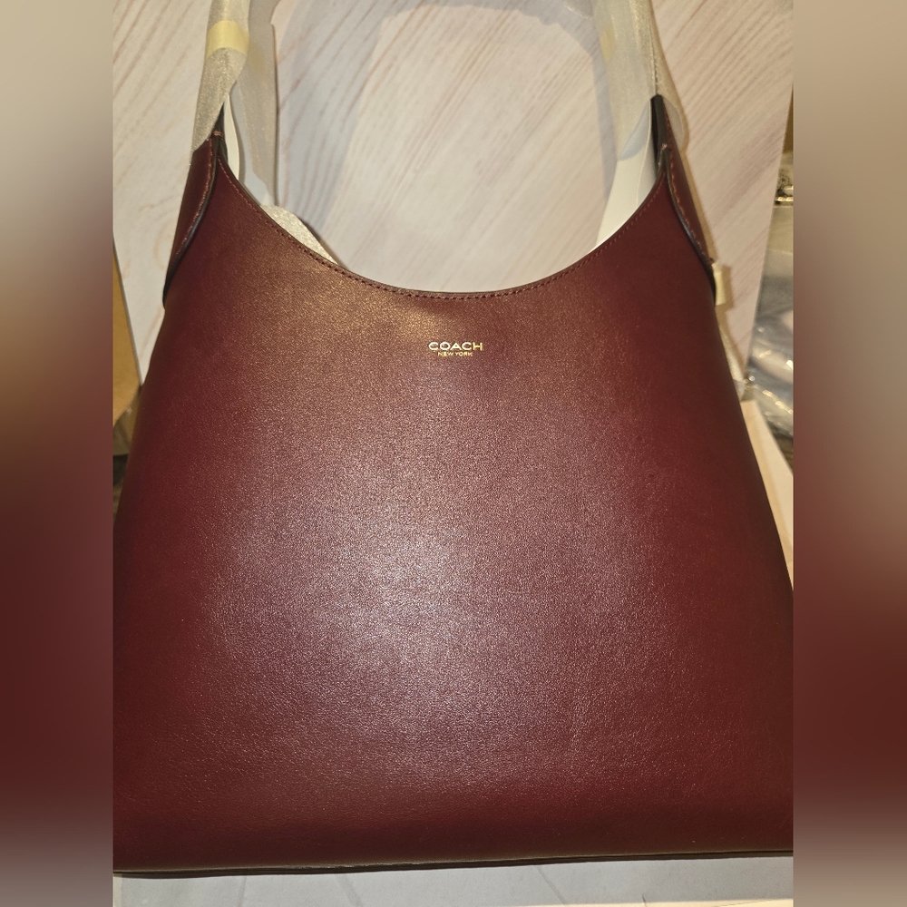 Coach Burgundy Leather Women's Bag
